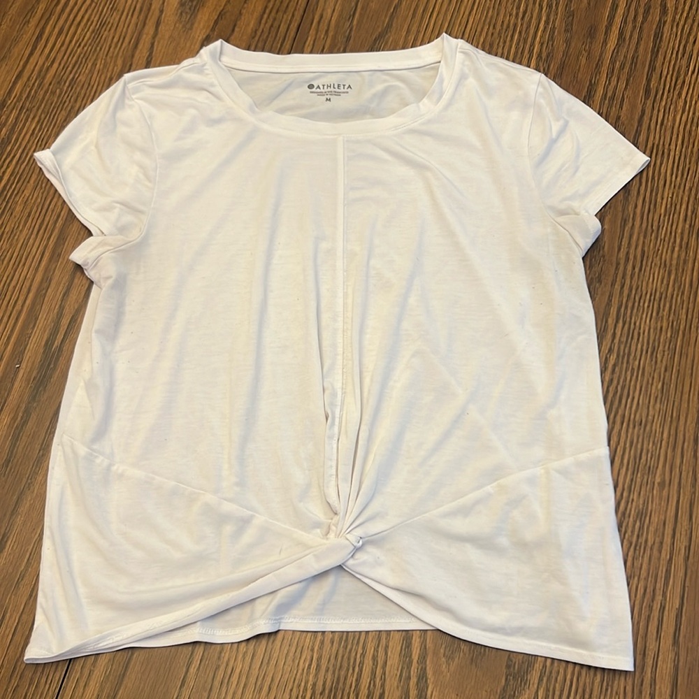 Athleta twist-front top